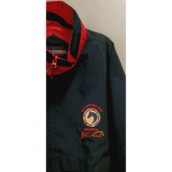 VTG Port Authority Men’s XL Nations Cup Jacket Blue Full Zip Embroidered Florida - Picture 5 of 9